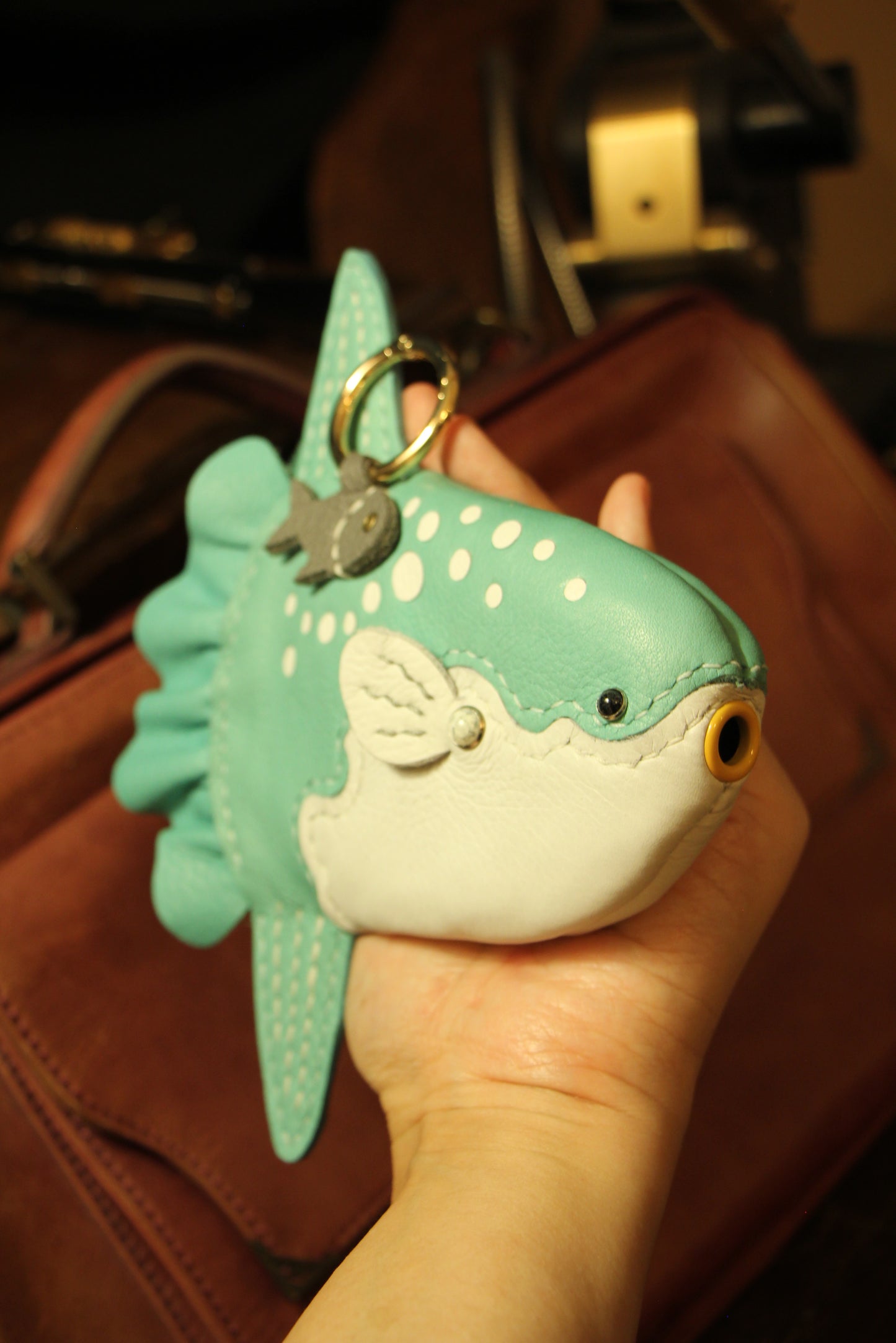 Handmade Leather Mola Mola Wallet | Made-to-order 4-6 weeks lead time to ship from Canada