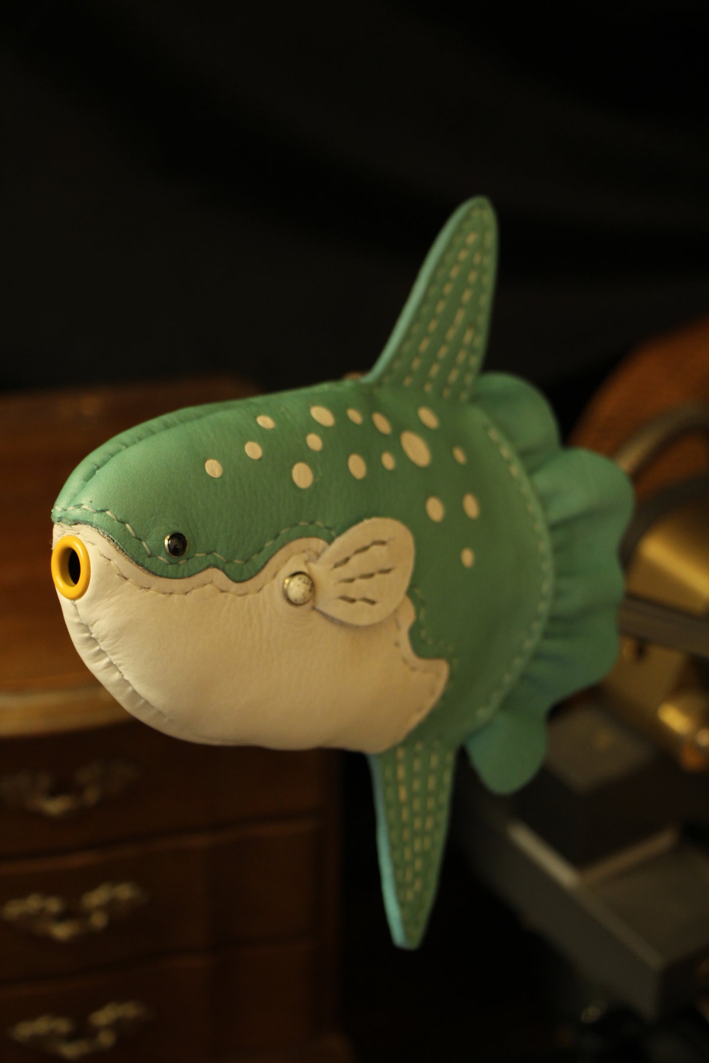 Handmade Leather Mola Mola Wallet | Made-to-order 4-6 weeks lead time to ship from Canada