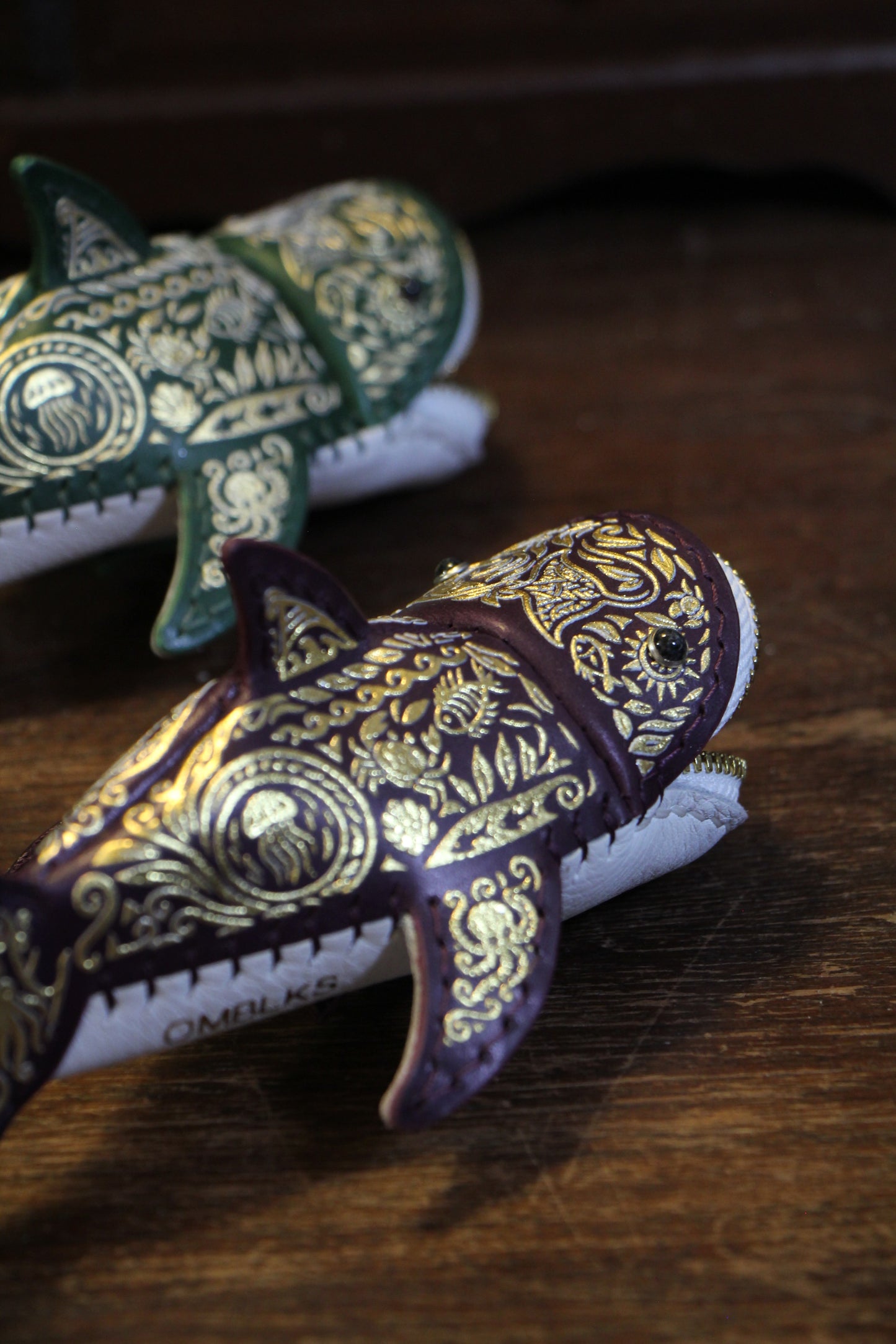 Gilded Shark Coin Purse