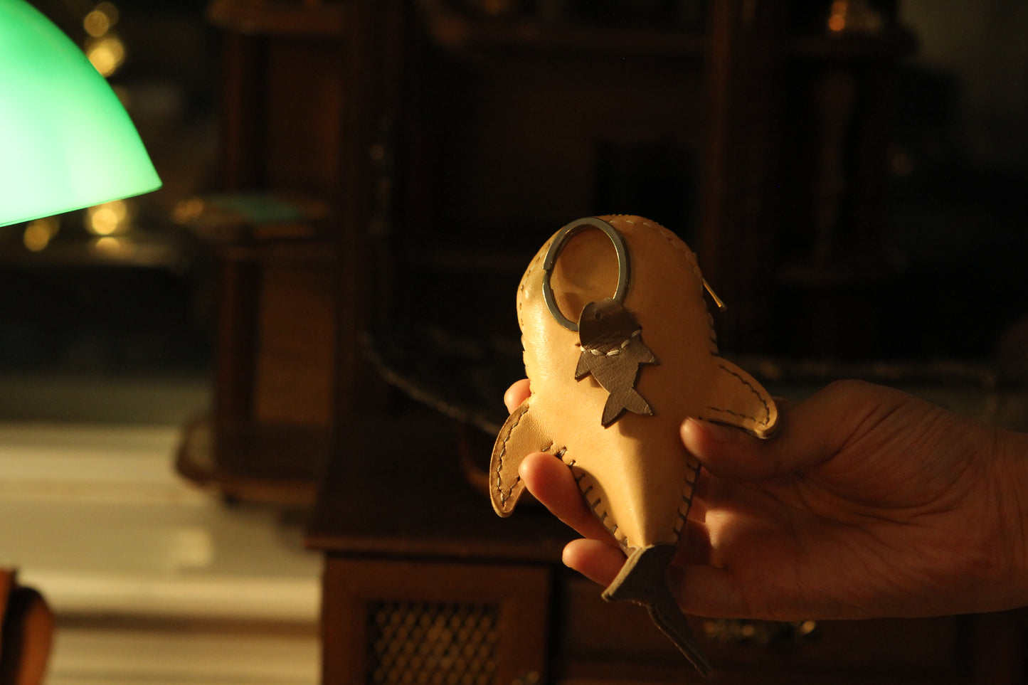 Handmade Leather Shark Coin Purse | Made-to-order 4-6 weeks lead time to ship from Canada