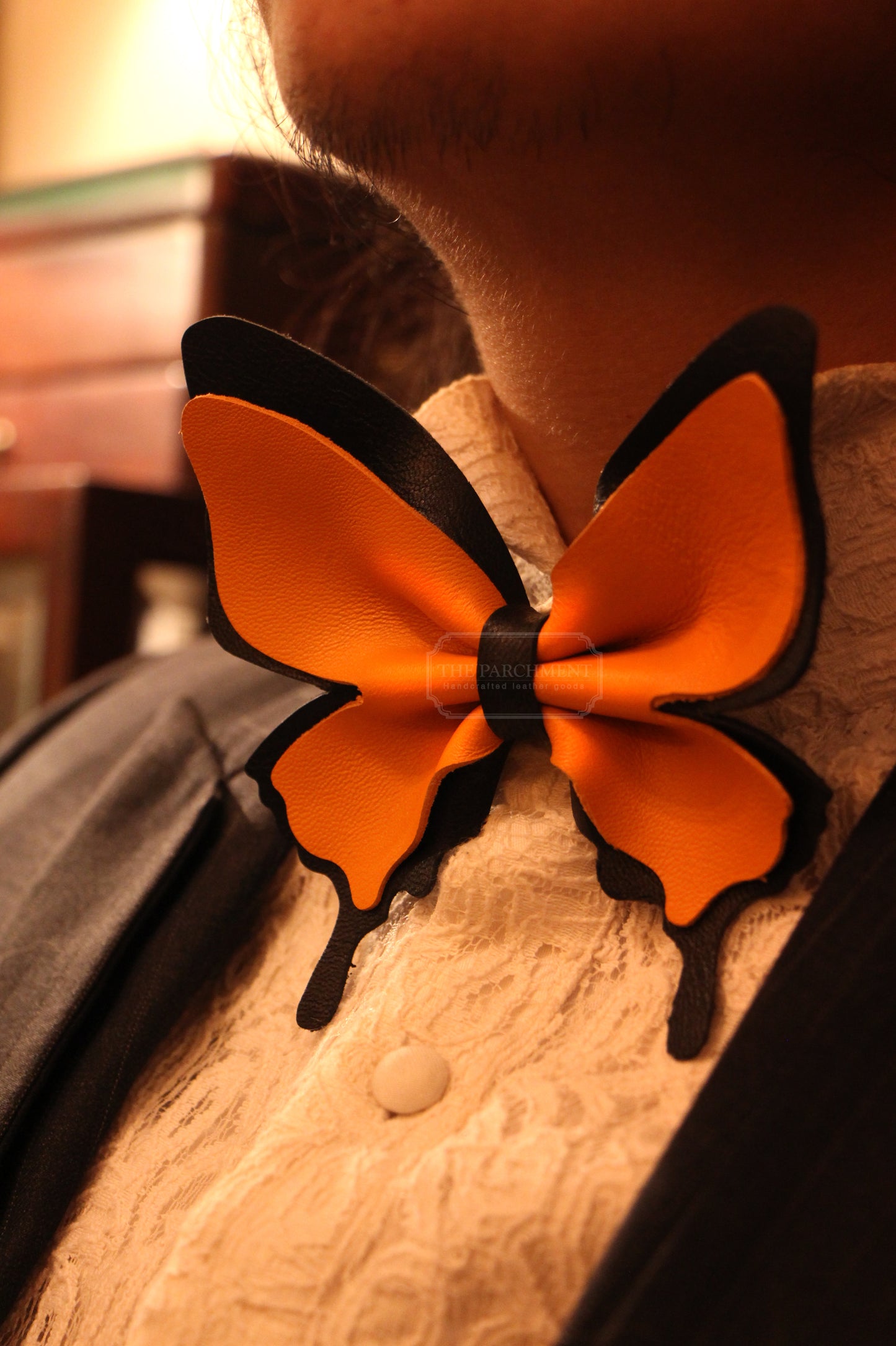Handmade Classic Monarch Butterfly Bow | Made-to-Order 3 weeks lead time to ship