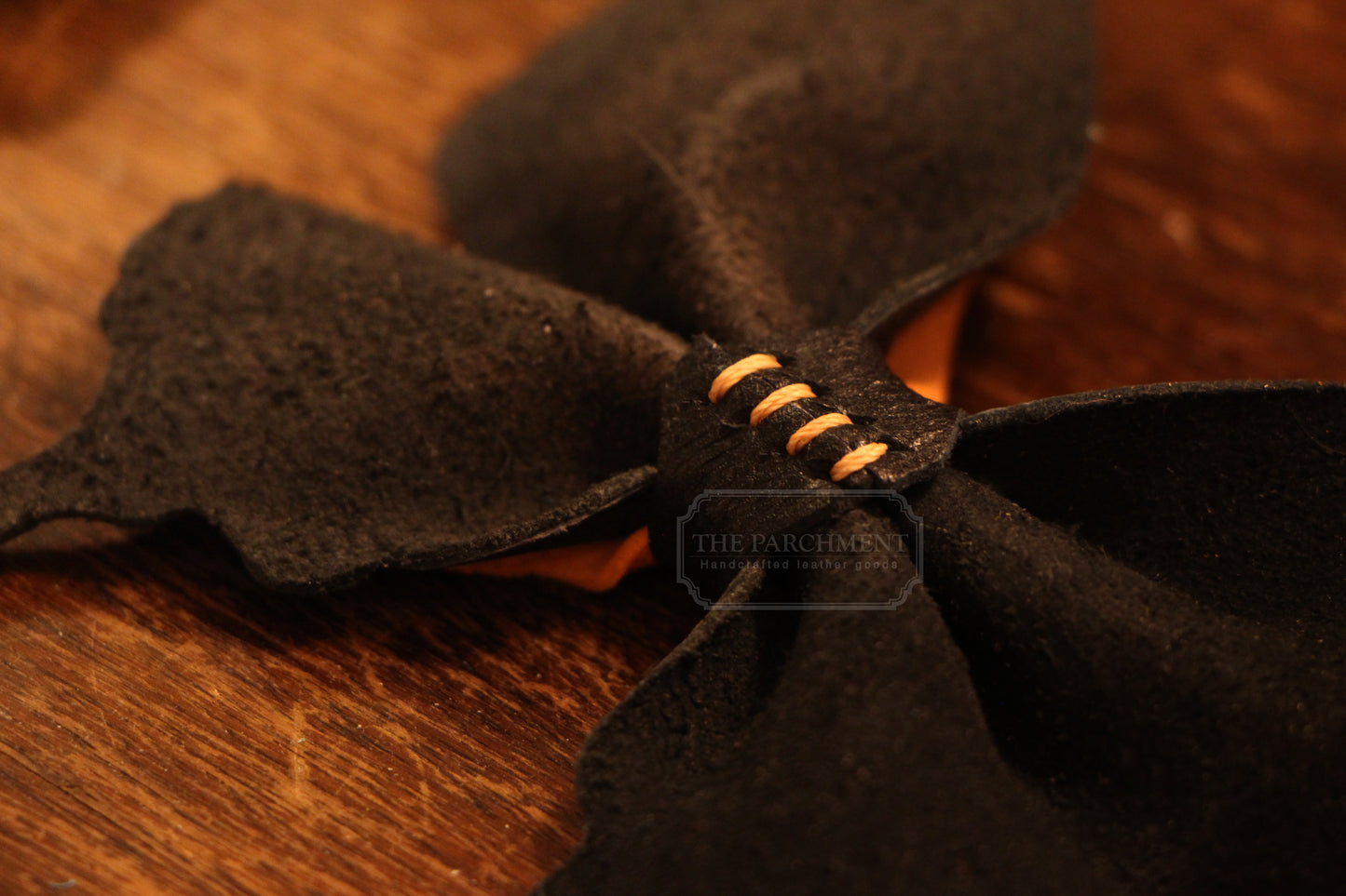 Free shipping to US & Canada Customized Color Handmade Leather Monarch Butterfly Bow | Made-to-Order 3 weeks lead time to ship