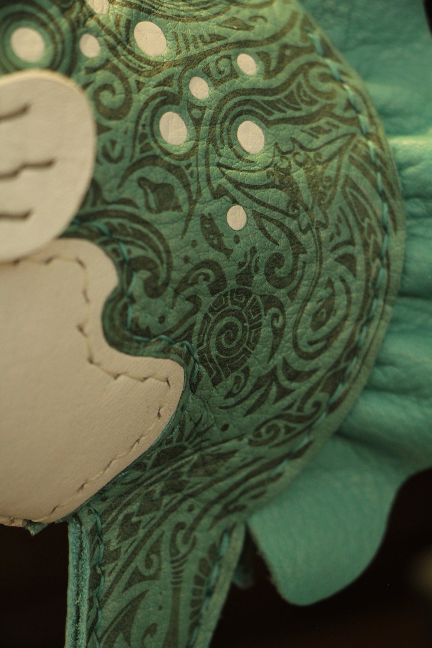 May 8 22:00 EDT Opens again | Handmade Tattooed Leather Mola Mola Wallet | Made-to-order 4-6 weeks lead time to ship from Canada