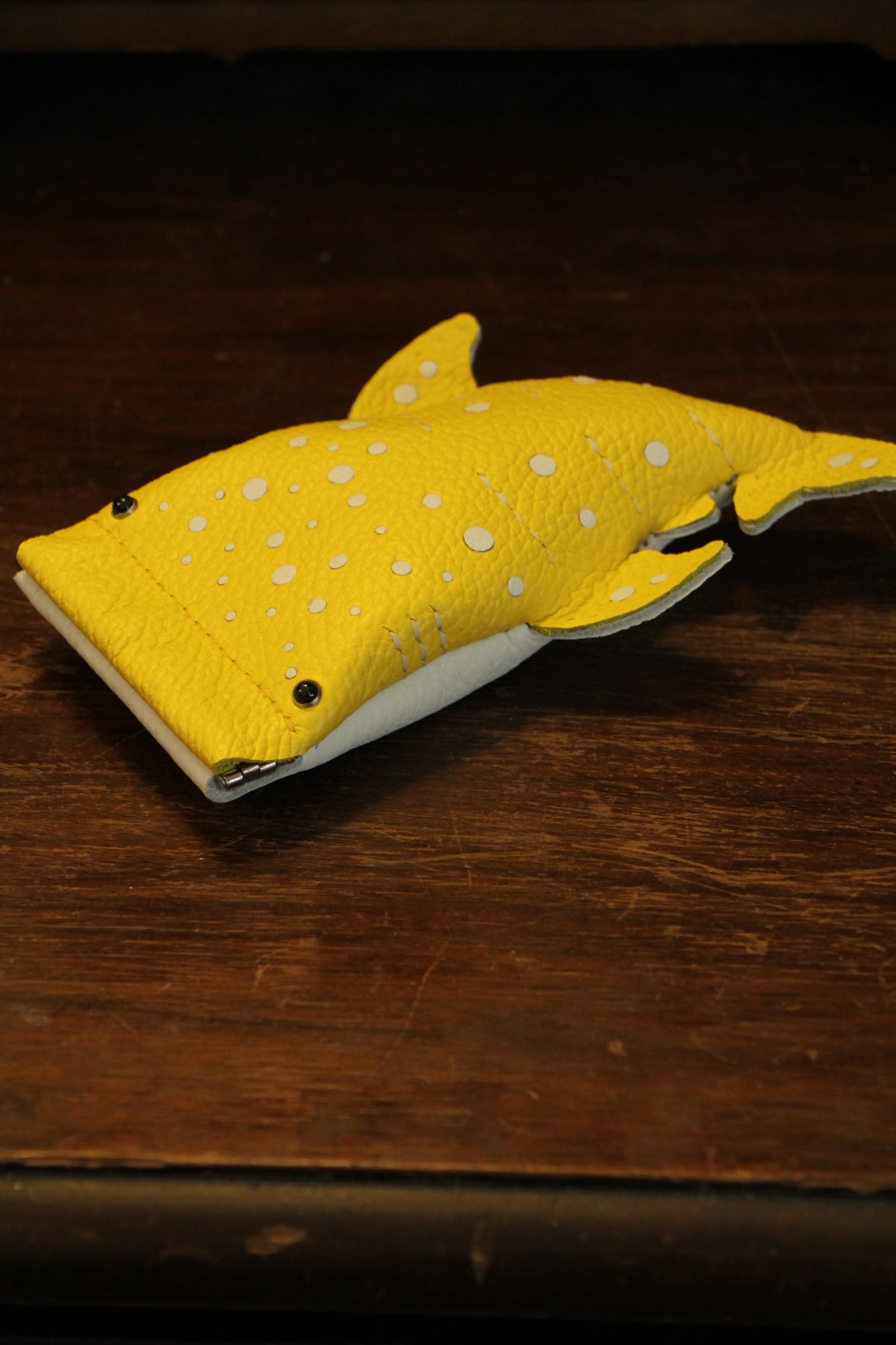 Baby Whale Shark Wallet in Pebble Yellow